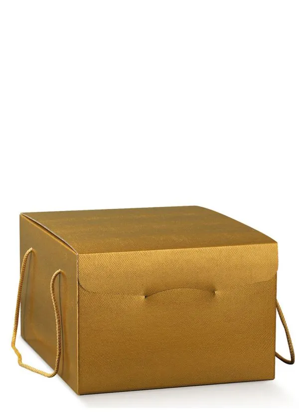 Kutija Kartonska Zlatna sa Kanapom - 38447 