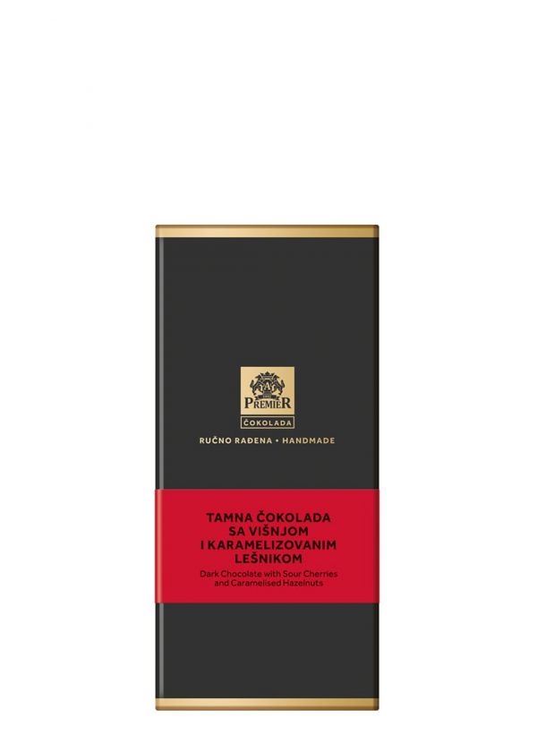 Premier Čokolada Višnja-Karamel-Lešnik 100g 