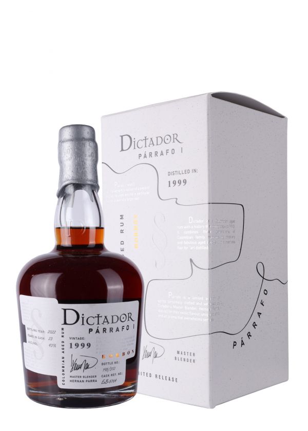 Rum Dictador Parrafo Borbon 1999 0,7l 