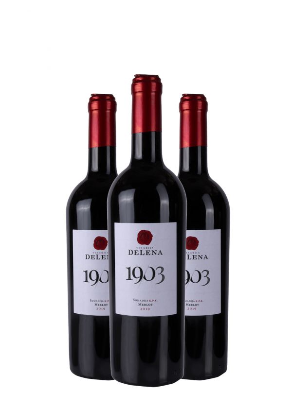AKCIJA 2+1 Delena Merlot 1903 