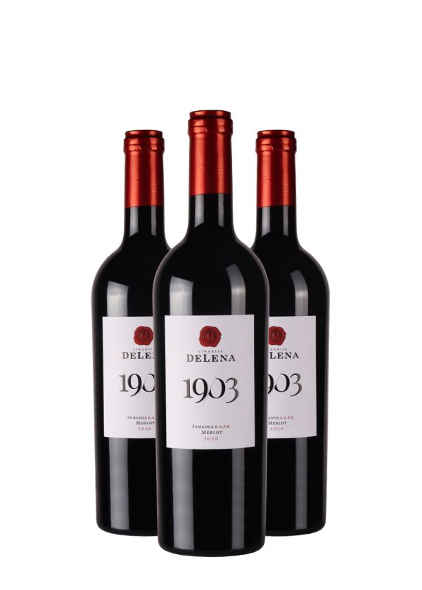 AKCIJA 2+1 Delena 1903 Merlot 