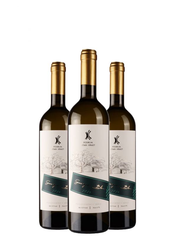 AKCIJA 2+1 Stari Hrast Sauvignon Blanc 