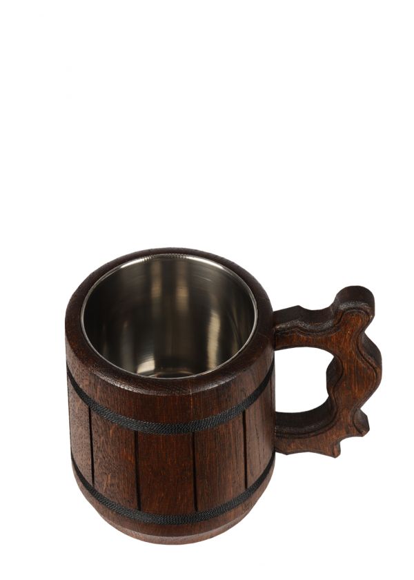 Krigla Drvena Inox-Braon 