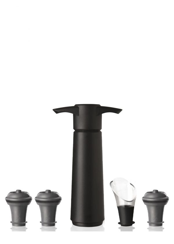 Vacuvin Wine Saver Original Set Black 09846606 
