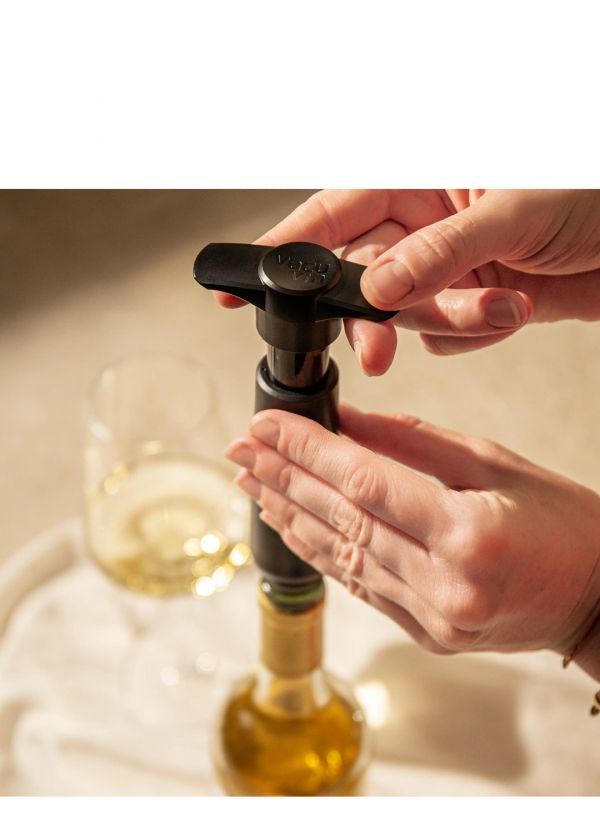 Vacuvin Wine Saver Original Set Black 09846606 