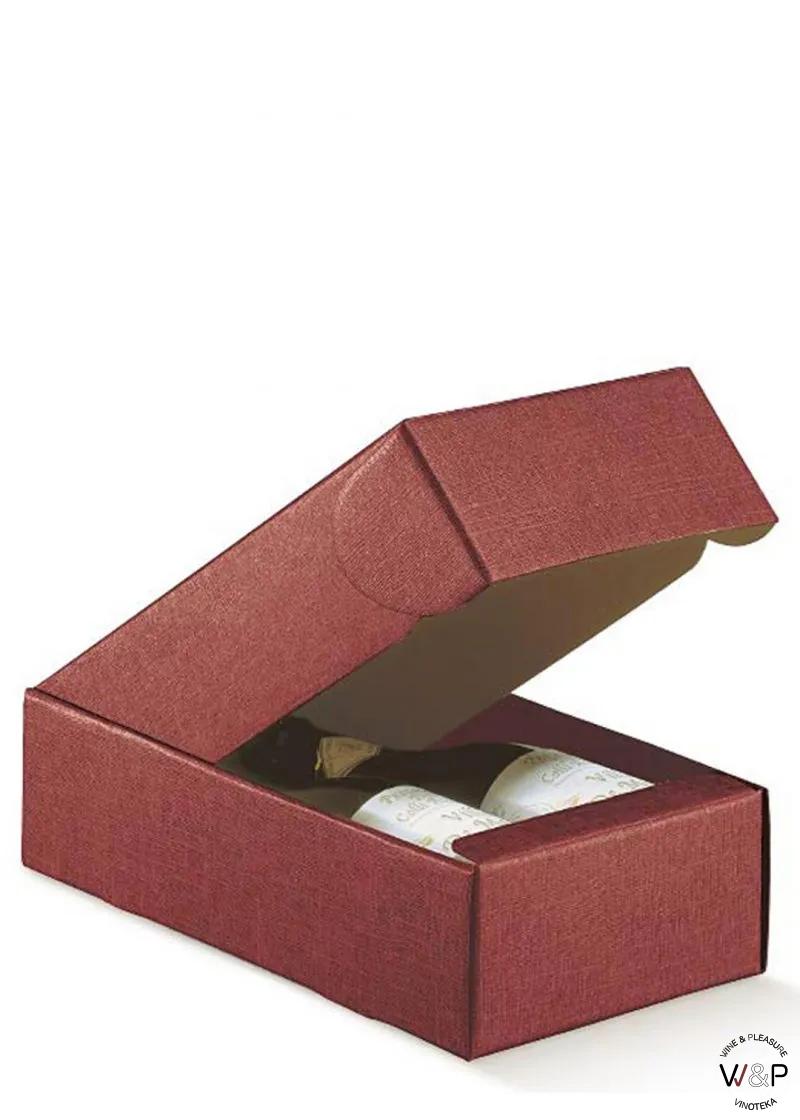 Kutija Kartonska Za 2 Boce Bordo-4162 