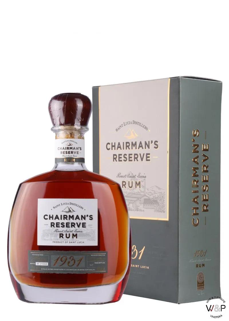 Rum Chairman's Reserve 1931 0.7L 