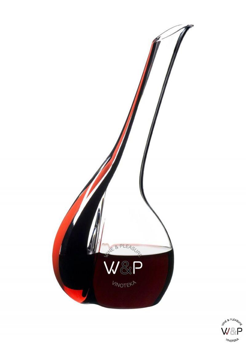 Riedel Decanter Black Tie Touch Stripe Red 