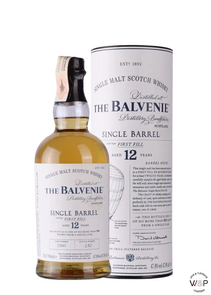 Whisky Balvenie 12Y First Fill 0,7l 