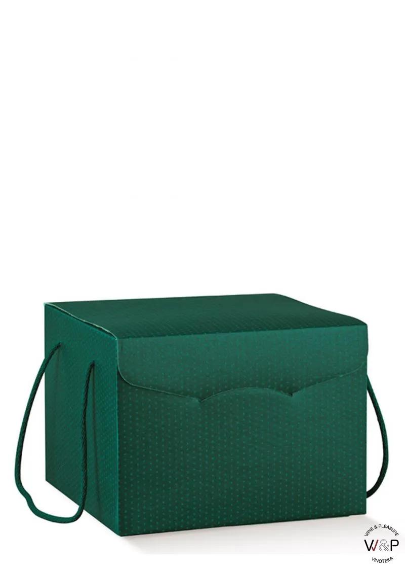 Kutija Kartonska sa kanapom Zelena Tufne manja-38747 