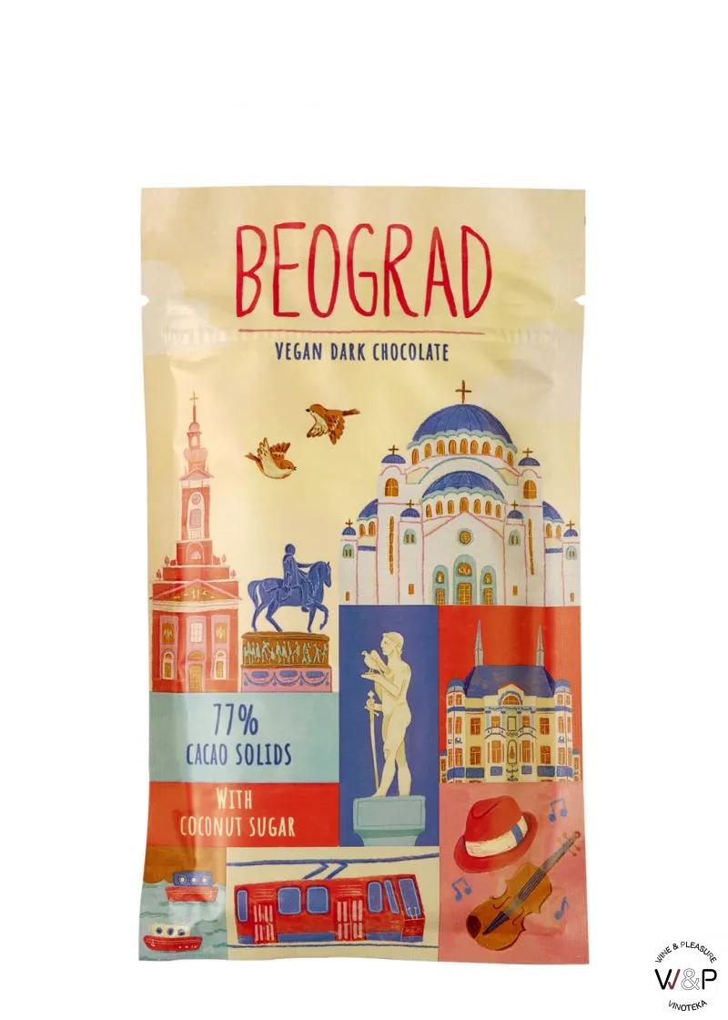 Beograd 77% crna čokolada 100gr 